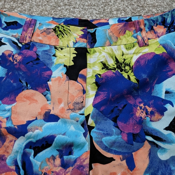 Worthington floral neon printed shorts - Picture 3 of 12